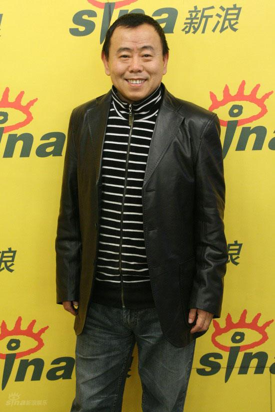 图文:《清水蓝天》聊天--潘长江留影