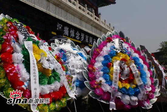 图文:罗京追悼会