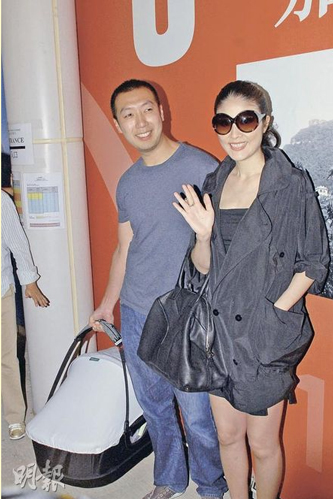 中新网7月16日电 生下6磅儿子刘升(chace)的陈慧琳 (kelly),经过了5天