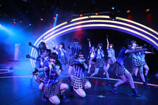 萌妹子女团snh48唱片5分钟破2万销量_内地音乐_音乐-超级明星