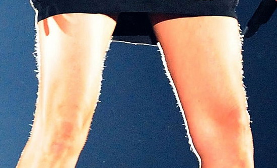 腿毛长的女明星图片