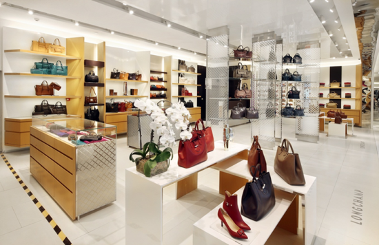 longchamp北京老佛爷新店内景