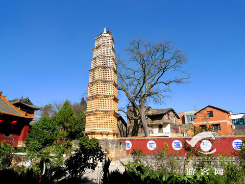 曲靖大觉寺图