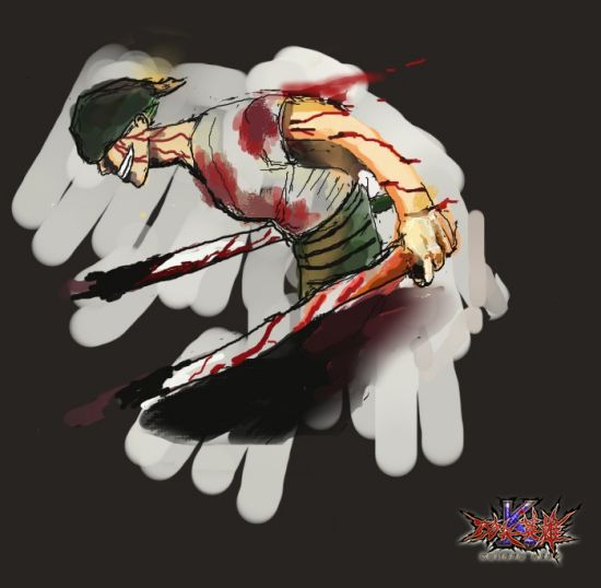 血腥的强大武师