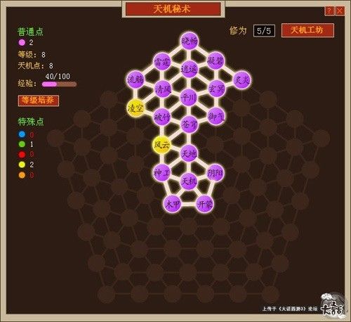 全新系統界面:天機秘術