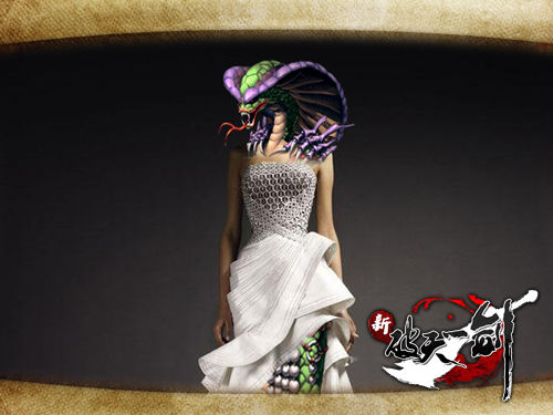 性感美女蟒蛇尾 新破天现百变蛇boss