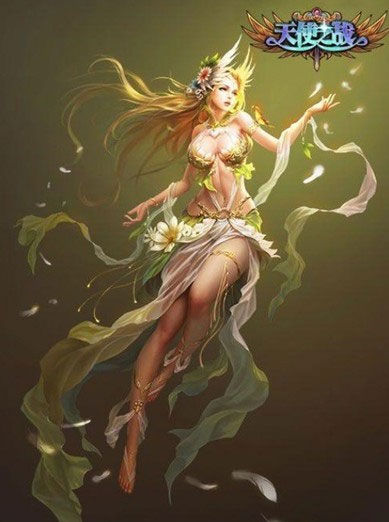 百度发布首款白富美网游《天使之战》