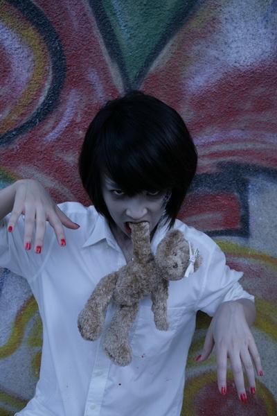 csol僵尸mm真人cos户外篇