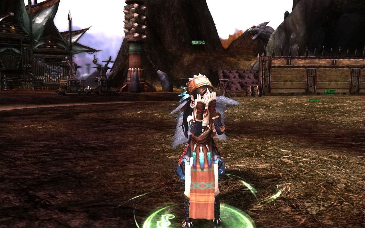 剑三无量山的狼族少女