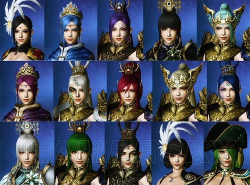 真三7帝国十二性感御姐捏脸展示