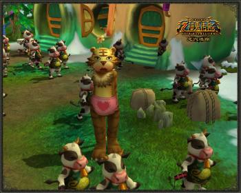 可爱的牛牛草原狮美丽的人鱼雕像《神鬼传奇》最新动态:新服开放:7月8