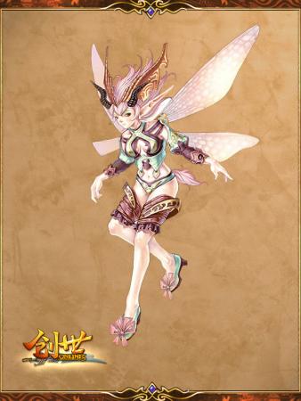 贴身美女陪你畅游大荒绿色创世精灵mm等你来