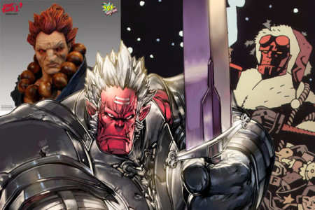 巨(左)人vs. 街霸?豪鬼(右)