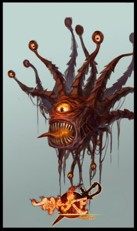 眼魔原画曼达柯尔原画熔岩兽王原画蛇人原画《佣兵天下》三测即将开启