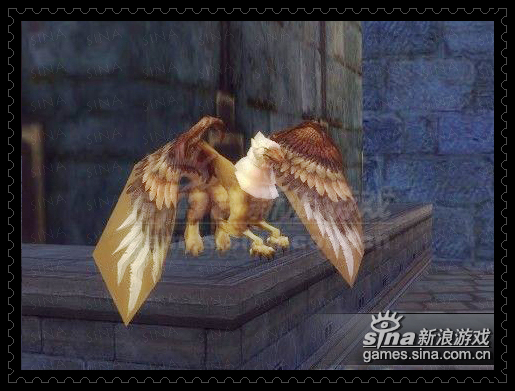 神魔大陆宠物外观展示 - 狮鹫(白色)_神魔大陆_完美官方合作专区