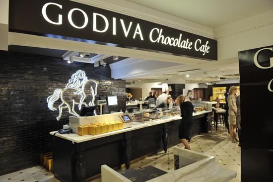 歌帝梵巧克力café godiva伦敦哈罗斯旗舰店隆重开幕