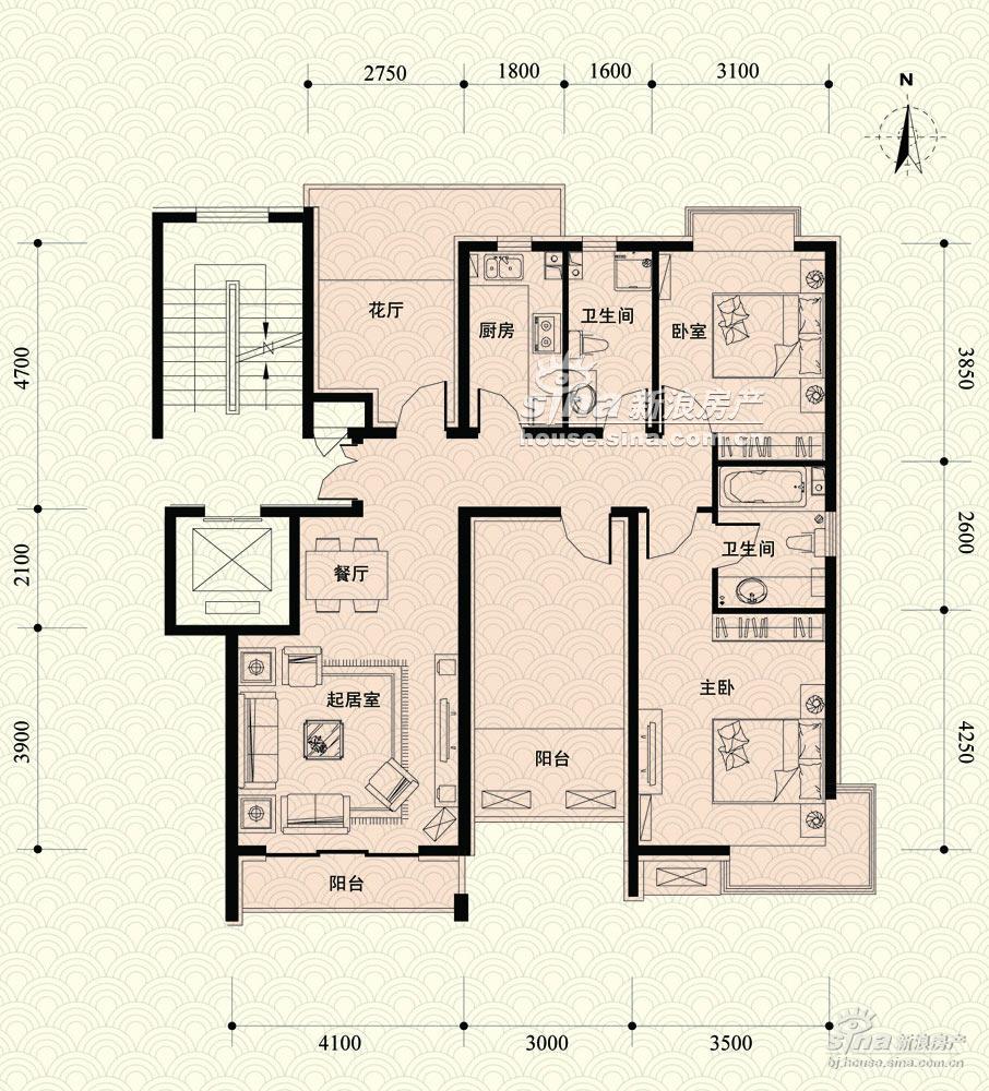 中景·江山赋 户型展示 b2