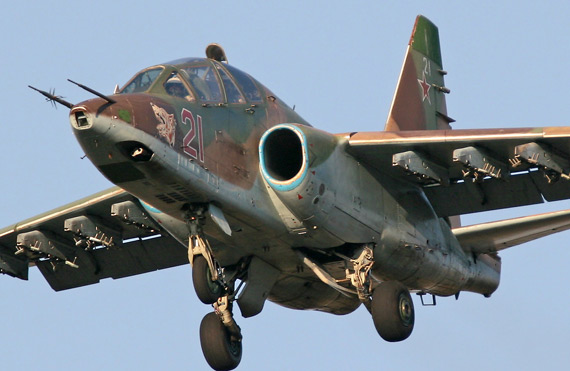 俄苏-25强击机经过升级后将再服役25-30年(图)