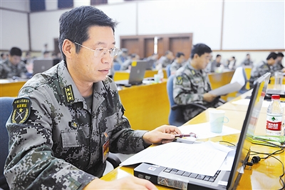 北京军区某集团军组织三级指挥员比武考核 一体化指挥唱主角