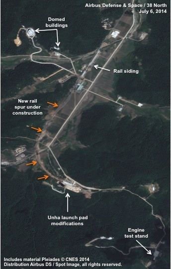 资料图:朝鲜西海卫星发射场卫星图片据美国38north网站30日报道,美国