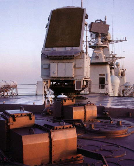 图文中国海军051c级驱逐舰上的雷达