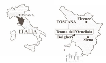 意大利托斯卡纳地图
