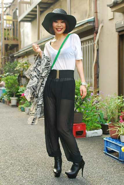 松糕底防水台 日式街拍鞋底高度很重要