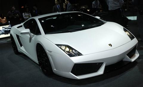 图为09款蓝博基尼gallardo