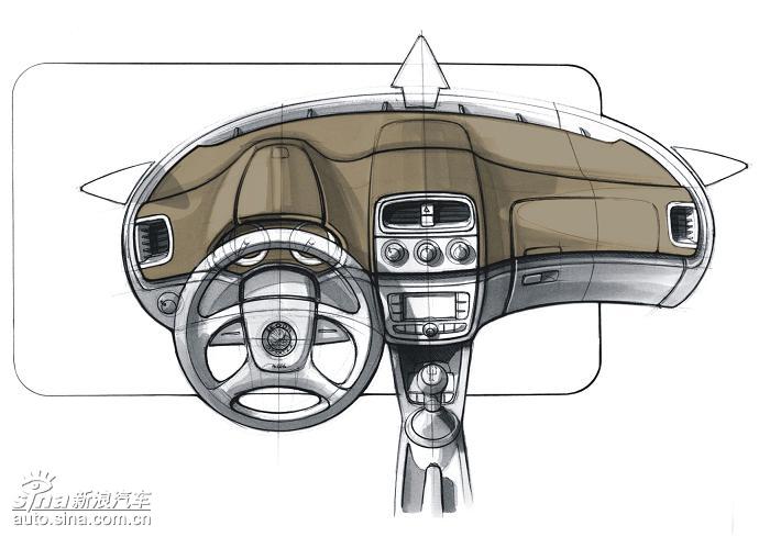 斯柯達法比亞設計草圖搶先曝光_圖片_新浪汽車_新浪網