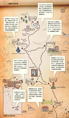 之旅行程地图《比得兔的故事》诞生于100多年前维多利亚时代的英国