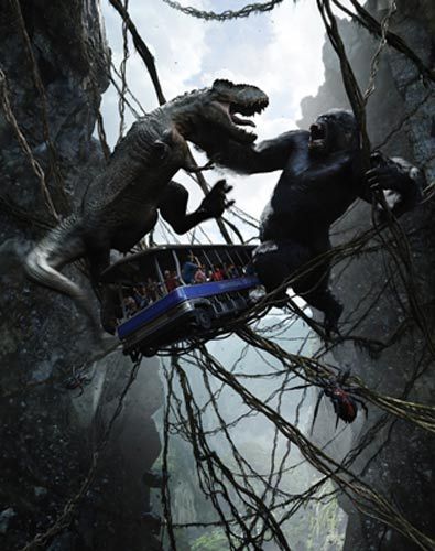 环球影城金刚3d体验