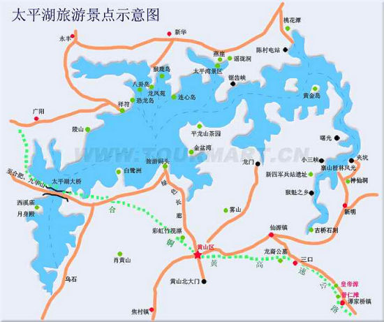 太平湖风景区地图图片