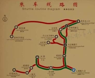 武夷山乘车线路图