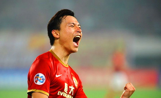 亚冠-恒大4比0蒙通联 孔卡2球郜林穆里奇传射