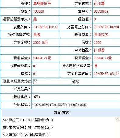 平臺會員1000倍投單場獲7萬 近三期連中獎