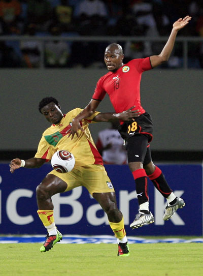 国际足球-五洲热报 精彩图片 莫桑比克2-2贝宁 正文