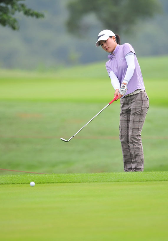 图文温州东方女子挑战赛首轮张玉玉