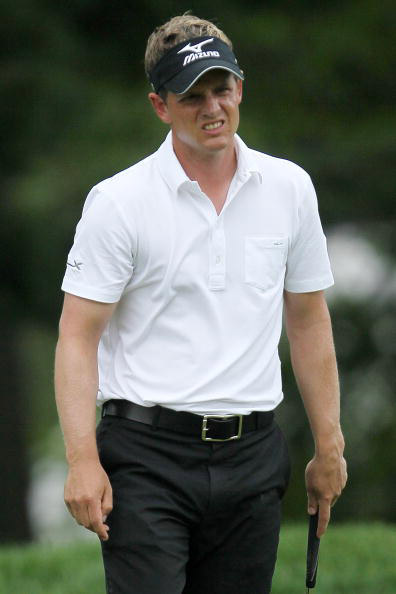 图文-加拿大公开赛第三轮 唐纳德眉头紧皱