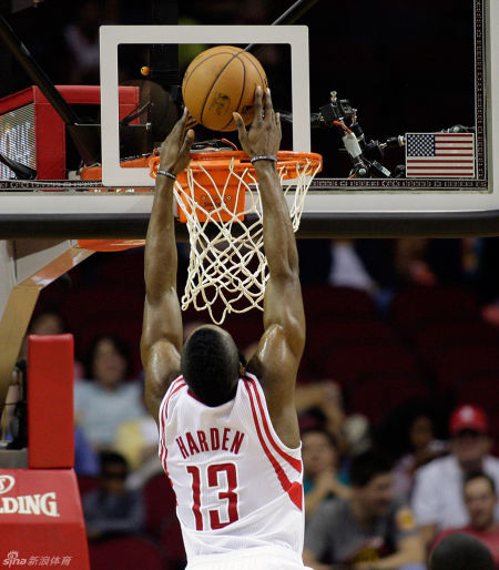 图文-[常规赛]小牛116-109火箭 哈登扣篮瞬间_篮球-nba_新浪竞技风暴