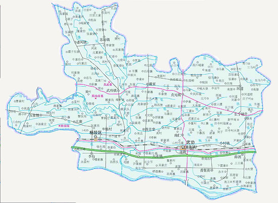 杨凌交通地图高清版图片