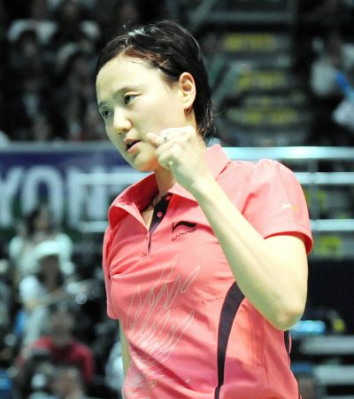 曾为香港取得亚运首面羽毛球女单金牌的王晨,昨日再为香港于已举办至