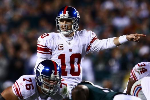 图文nfl纽约巨人vs费城老鹰小曼宁指挥若定