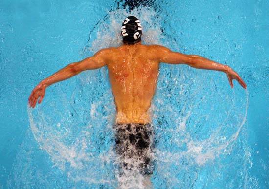 图文-美奥运游泳选拔赛第3日 菲尔普斯如鱼得水