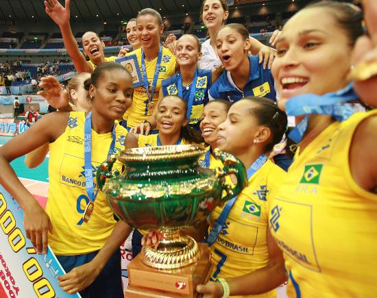 > 女排大奖赛总决赛巴西队夺冠