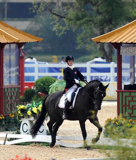 圖文殘奧會馬術比賽首日賽況比賽場地景色宜人