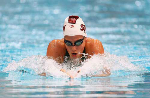 图文澳大利亚游泳冠军赛首日莱斯参加200米混合泳