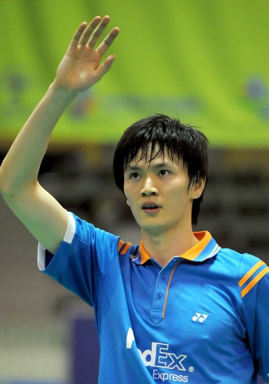 图文羽毛球亚锦赛鲍春来夺冠少先队员鲍春来