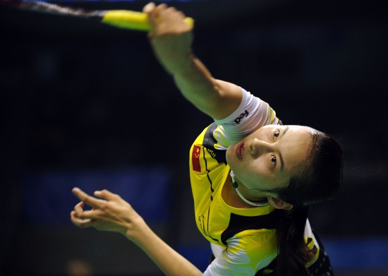 当日,在广州体育馆进行的第11届苏迪曼杯羽毛球混合团体赛第一组b组的