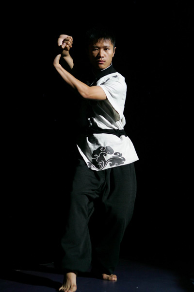 图文洪洞通背拳擂台赛16进8参赛选手党利军