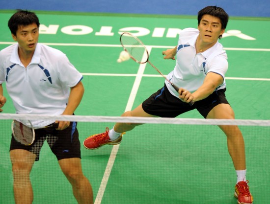图文全运羽球男团广东31辽宁防守密不透风